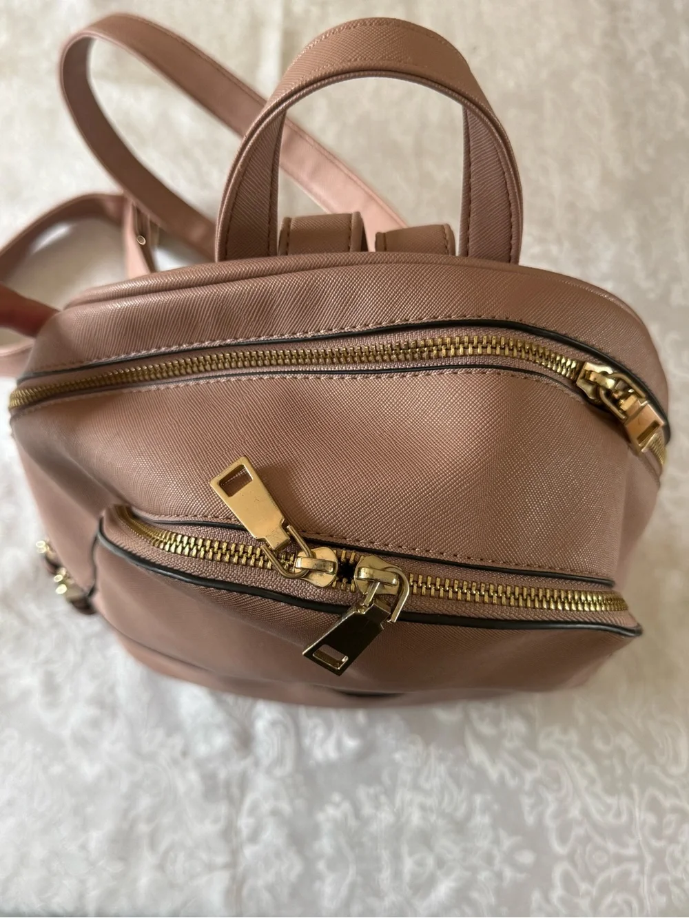 Classic Blush Pink Women’s Mini Backpack